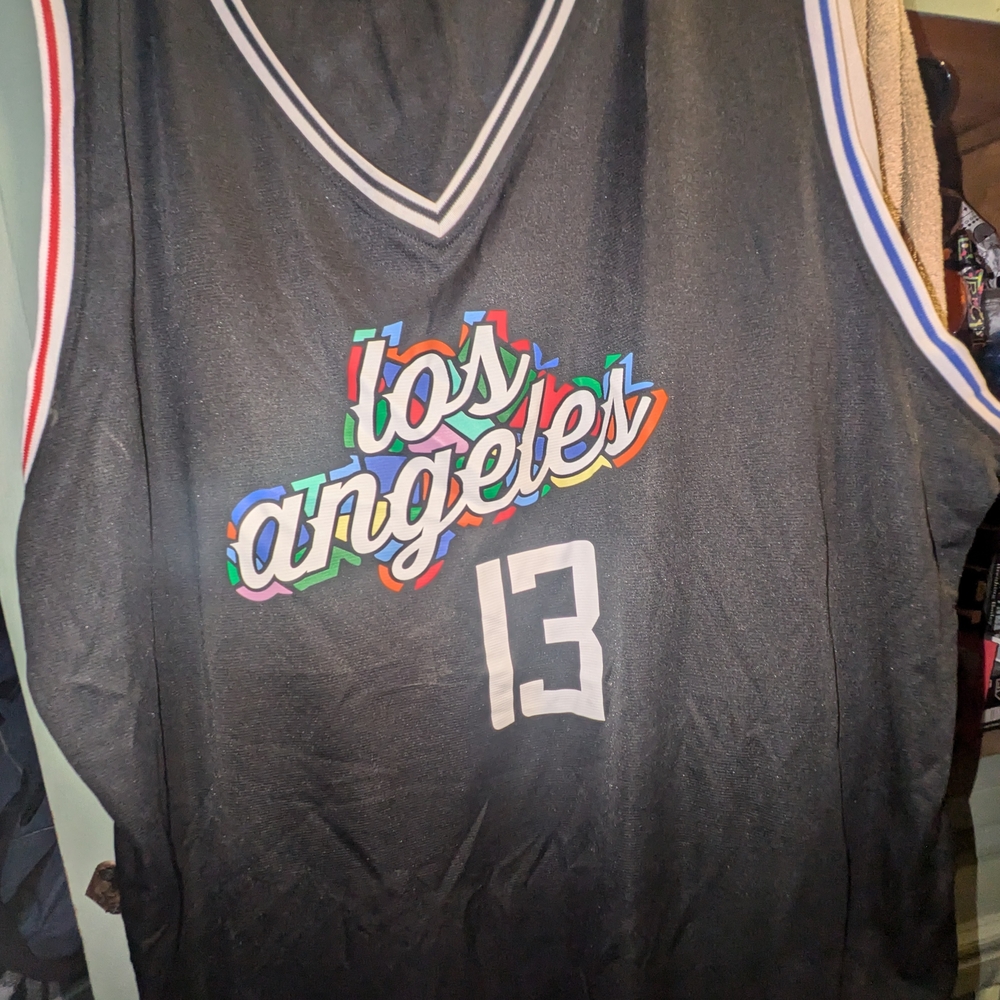 Black Los Angeles Clippers Basketball Jersey